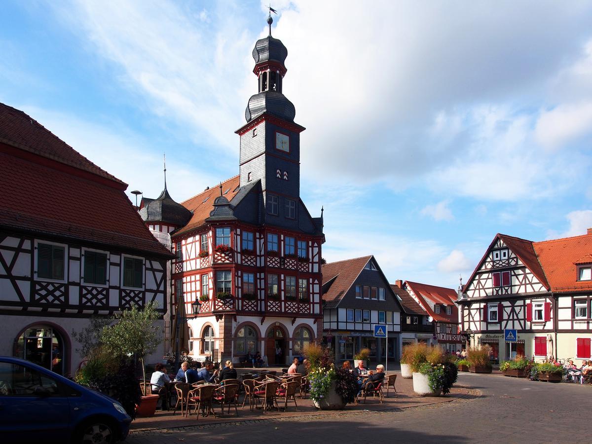 Gasthof Schillereck Lorsch Exterior foto